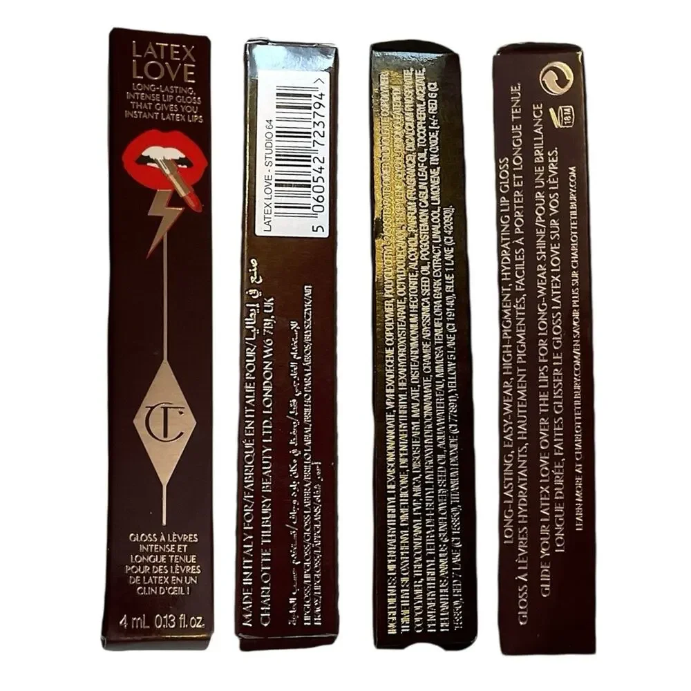 CHARLOTTE TILBURY Latex Love Long Lasting Lip Gloss # Studio 64‎